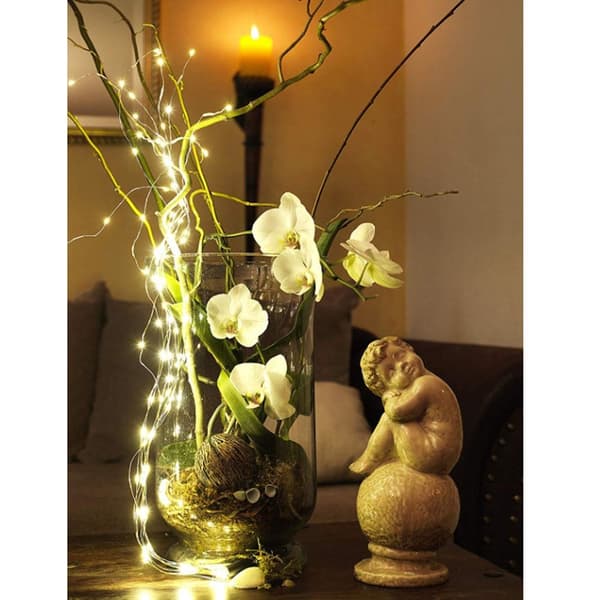 Julgransbelysning 200 LED - varmvit - 20 m