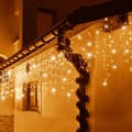 Miniatyrbild 1 av 4: Ljusgirlang - SPRINGOS - 500 LED - 22,5 m - Varm vit - Blinkfunktion - IP44