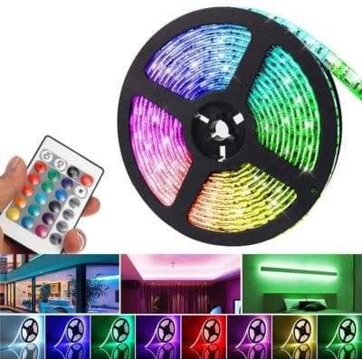 5m LED-Strip Lights med RGB / Ljusslinga / LED-list