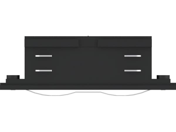 Paulmann 91369, Sporkontakt, Tak, Sort, Metall, Plast, 3680 W, 94 mm