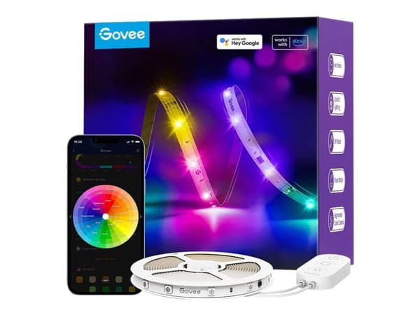 Govee RGBIC Basic Wi-Fi + Bluetooth LED Strip Lights (10 Meter)