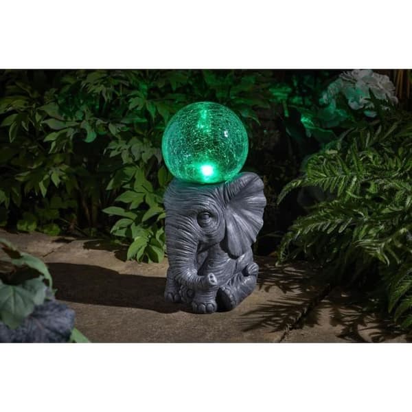 Elefant orb harts och glas