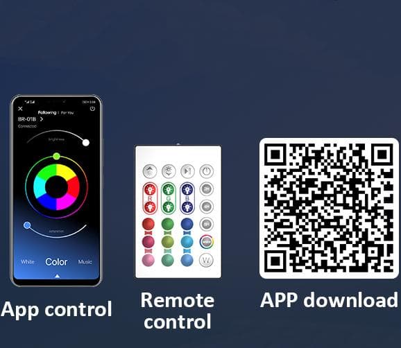 10m 18leds/m 16 färger Bluetooth APP-kontroll RGB LED-remsa med fjärrkontroll för TV bakgrundsbelysning och rumsdekoration