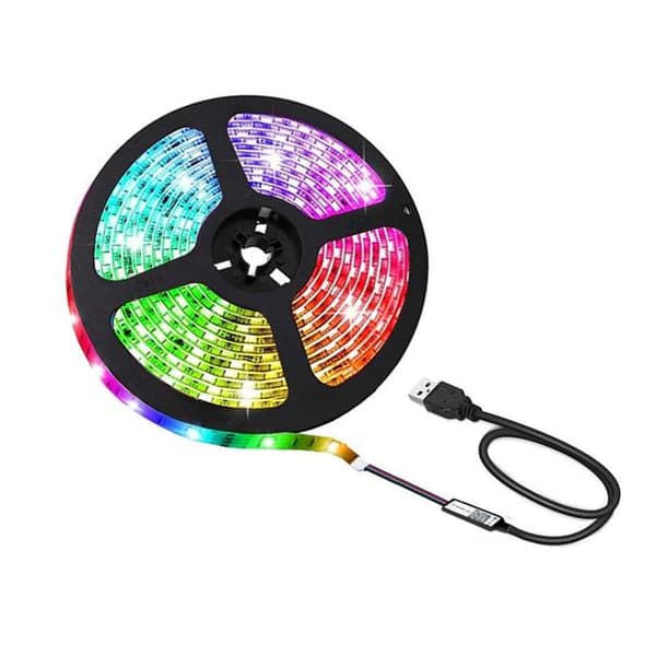10m 18leds/m 16 färger Bluetooth APP-kontroll RGB LED-remsa med fjärrkontroll för TV bakgrundsbelysning och rumsdekoration