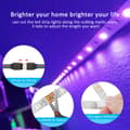 Miniatyrbild 9 av 11: 20mX10mm 12V 18LEDs/m dimbar RGB musik LED-remsa med fjärrkontroll, synkronisering av ljus/musik, APP-kontroll, timingfunktion