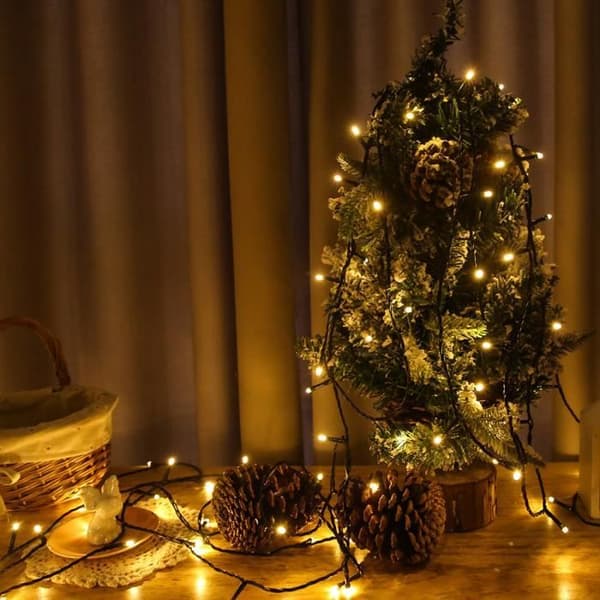 XMTECH LED String Lights - 80M 800 Varmvita LEDs - Ljuskedjejulljus - IP44 med 8 ljuslägen