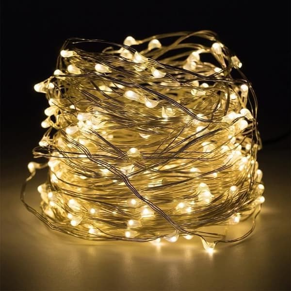 Salcar färgglada LED-slingor 10 meter - 33 fot 100 dioder inuti mikrokoppartråd för julfester