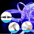 Miniatyrbild 2 av 10: LED Strip Light Chain med Bluetooth, musiksensor och fjärrkontroll 15M