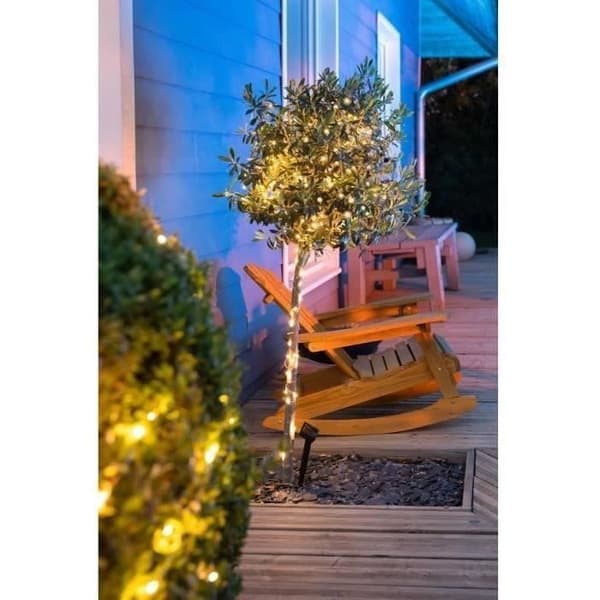 GALIX G4430 solgarland - 150 varma vita MicroLEDs - 16,4 m