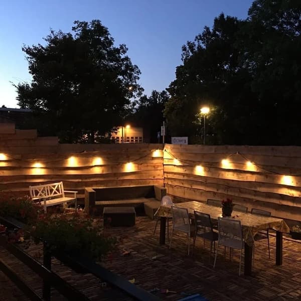 Premium Ljusslinga utomhus - Utebelysning 15-100 meter med utbytbara E27 LED lampor