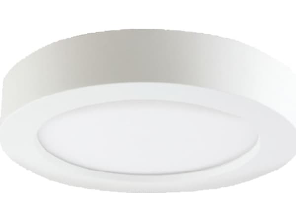 Orno CITY LED 20W, utanpåliggande downlight, rund, 1600lm, 3000K, vit, inbyggd LED-strömförsörjning