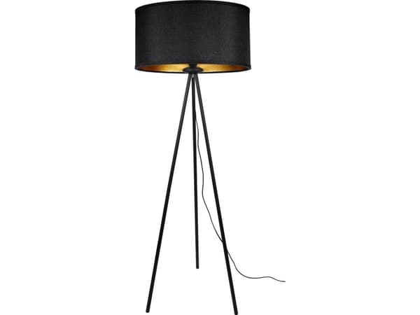 Orno KYLO 1P E27, golvlampa, max. 60W, svart, stativ