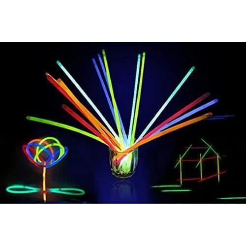 Glow Sticks, 100 8" Light Up Glow Sticks Armband Halsband Blandade färger Festtillbehör[63]