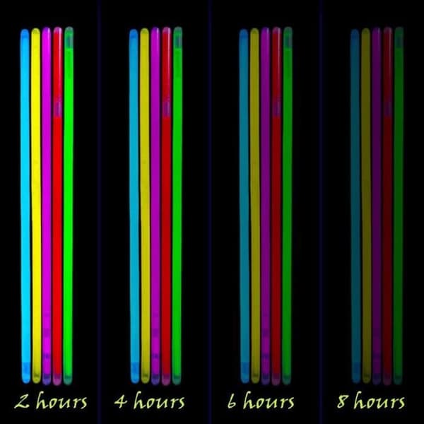 Glow Sticks, 100 8" Light Up Glow Sticks Armband Halsband Blandade färger Festtillbehör[63]