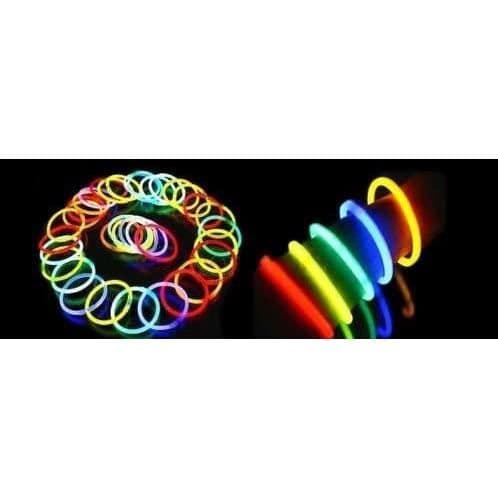 Neonfärgstavar, 100-pack, 8 tum, ljusa giftfria festfavoriter[283]