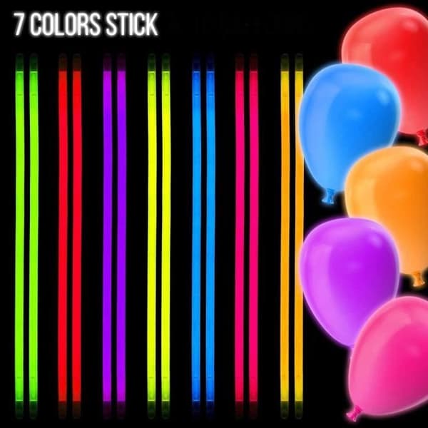 Party Pack Fluorescent Glow Sticks A94