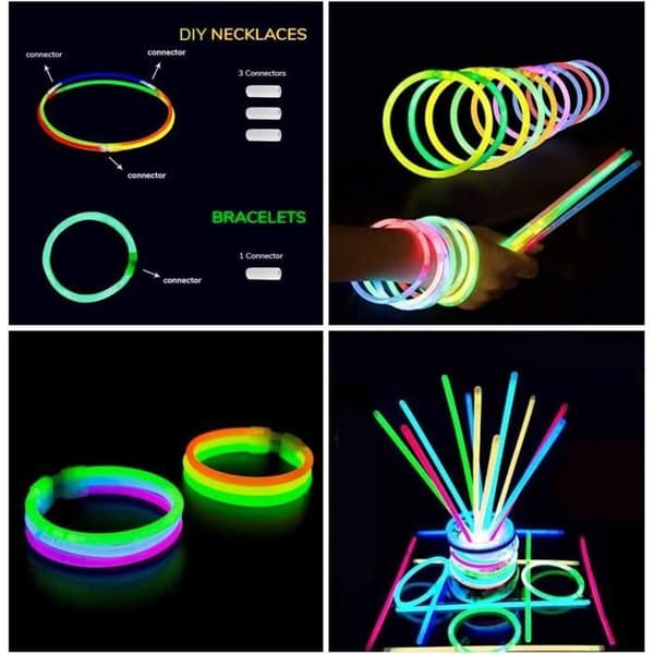 Party Pack Fluorescent Glow Sticks A94