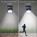 Miniatyrbild 2 av 4: Vägglampa - Solenergi - 30 LED - Rörelsedetektor - Vattentät IP65 - Utomhusträdgård
