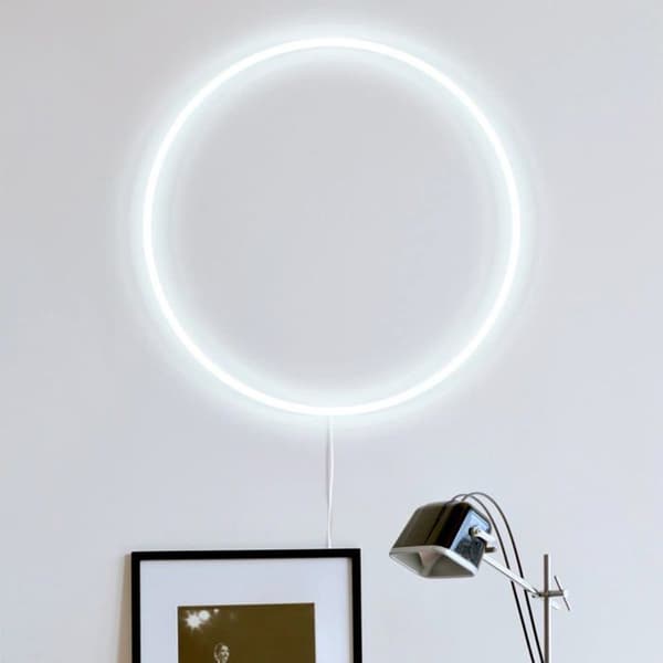 Inomhus ljus girland L10 srl - CS001CI - LED SKYLT CIRCLE 40 LIFESTIL KALLVIT Vit