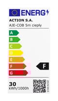 Miniatyrbillede 7 af 7: COB LED strip 5m, varm farve IP20