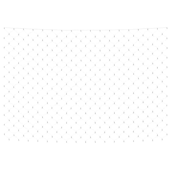 Valoketjut & -nauhat - Living Jouluvaloverkko lämmin valk. 3x2 m 204 LED-valoa ulos/sisälle