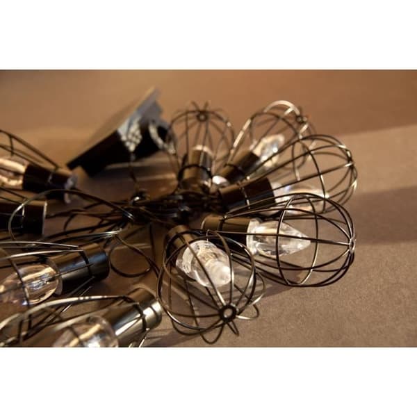 Keny solcellsburgarland - LUMIJARDIN - 10 LED-lampor - 3,8 m - Utomhus