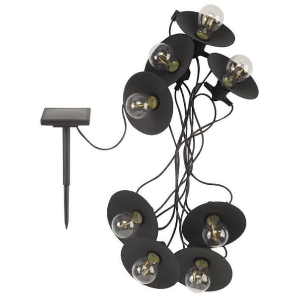 Vivo 365 20L solgarland - SMART SOLAR - 8 varmvita LED-lampor - 365 Solar teknologi
