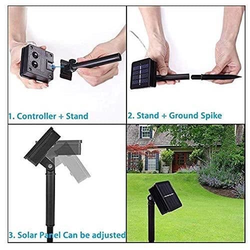 Solar String Lights 6,5m 30LED Silver Smidesjärnboll, Vattentät Mjuktråd Dekorationsbelysning för Hem, Trädgård-Bla