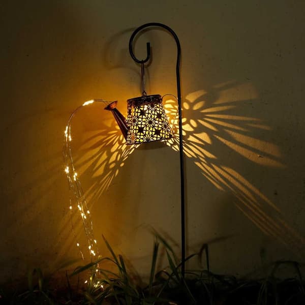 Solcellelampe Vandkande Udendørs Havebelysning