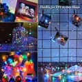 Miniatyrbild 3 av 5: Outdoor Solar Light Garland - 22M, 200 LED, färgglad - 8 lägen dekoration för trädgård, bröllop, fest, terrass, balkong