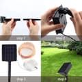 Miniatyrbild 4 av 5: Outdoor Solar Light Garland - 22M, 200 LED, färgglad - 8 lägen dekoration för trädgård, bröllop, fest, terrass, balkong