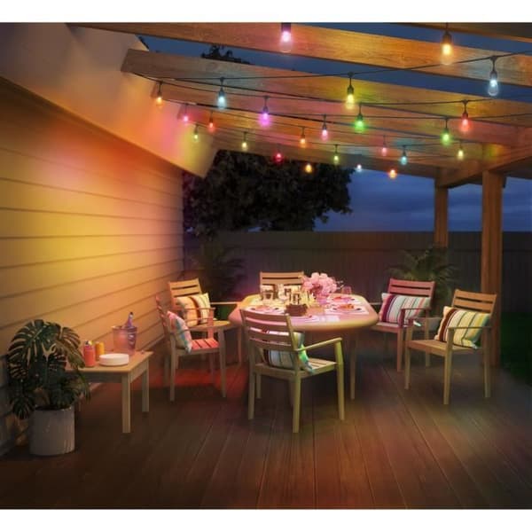 Connected Garland - WIZ - Utomhus - 15m - 12 glödlampor - LED - Flerfärgad