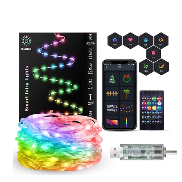 INF LED-slingor med appkontroll och RGB-färgförändring