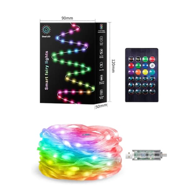 INF LED-slingor med appkontroll och RGB-färgförändring