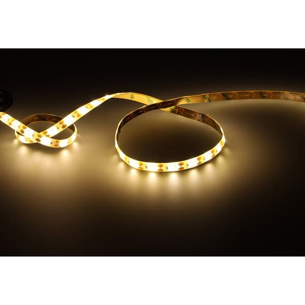 Vedenpitävä LED-nauha, paristokäyttöinen, USB-liiketunnistin, 1M 59LED lämmin valkoinen