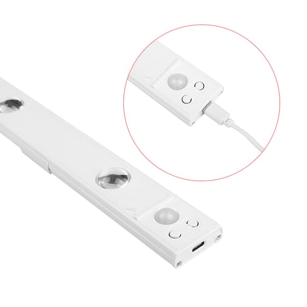 LED-nauha 60 cm säädettävällä kirkkaudella - valkoinen