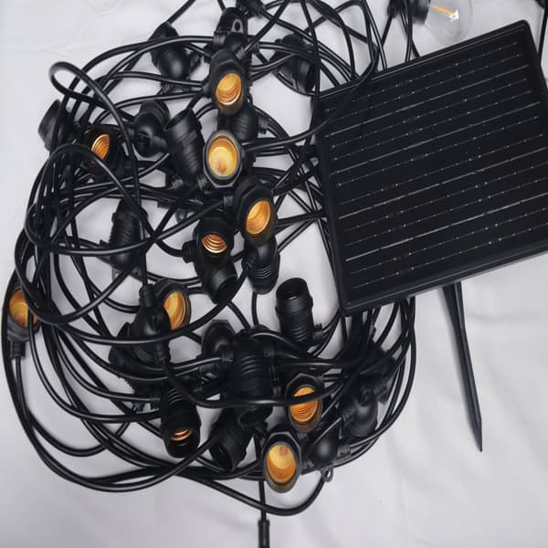 Solcellsljusslinga utomhusbruk - 10m & 20 lampor