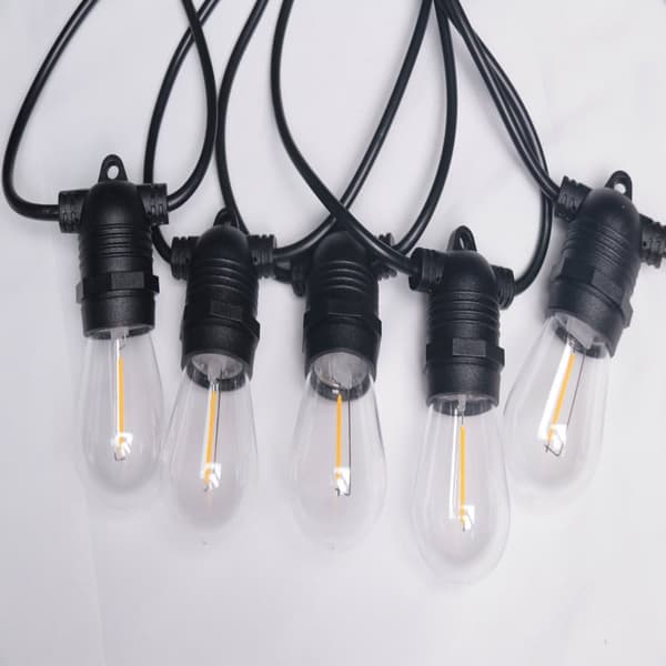 Solcellsljusslinga utomhusbruk - 5m &amp; 10 lampor
