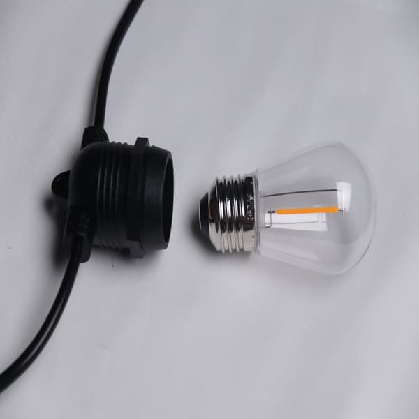 Solcellsljusslinga utomhusbruk - 5m &amp; 10 lampor