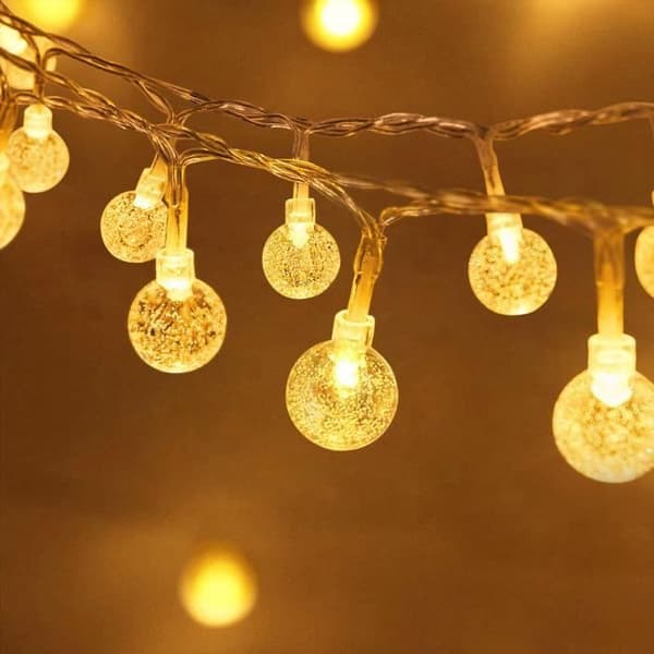 LARS360 Bubble Ball LED String Lights 30M 240 LEDs för inomhus- och utomhusfester, bröllop, jul (Lig