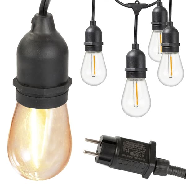LED Girlang - Solcell - 10-20m 15m