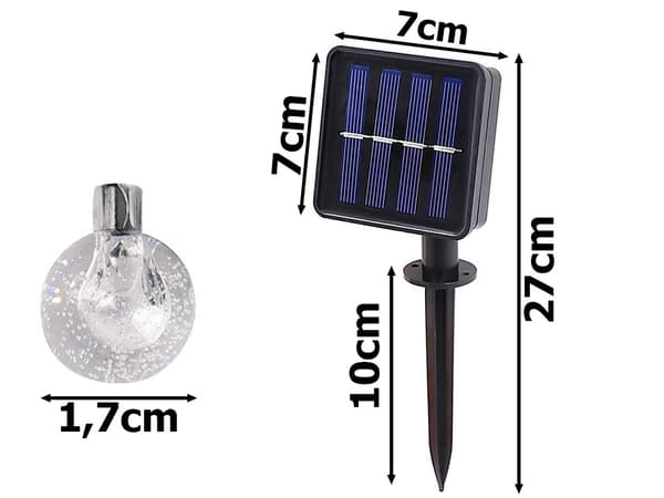 LED Girlang - Solcell