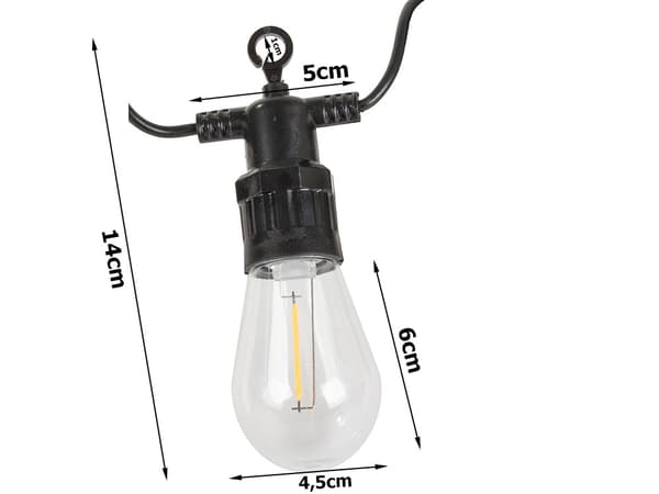 LED Girlang - Solcell - 10-20m