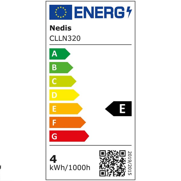 Dekorativt lysgitter med 320 LED'er 3x1,5m med strømadapter
