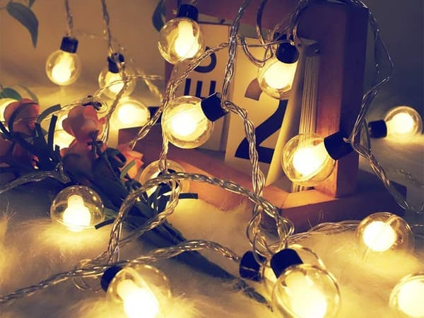 Girland / Ljusslinga med 20-LED Lampor - 380cm