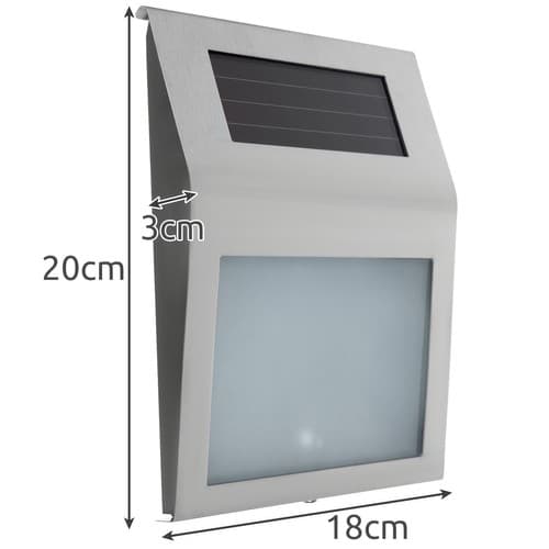 Husnummer med Solceller Led Belysning