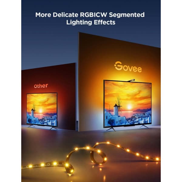 Govee TV Backlight 3 Lite -LED-ljusslinga för 55 - 65" tv-apparater