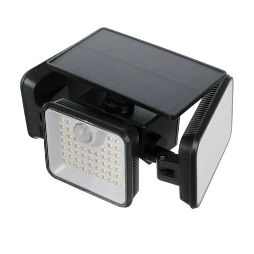 Solcellelampe med bevegelsesdetektor | Solcelledrevet Spotlight Hagelampe