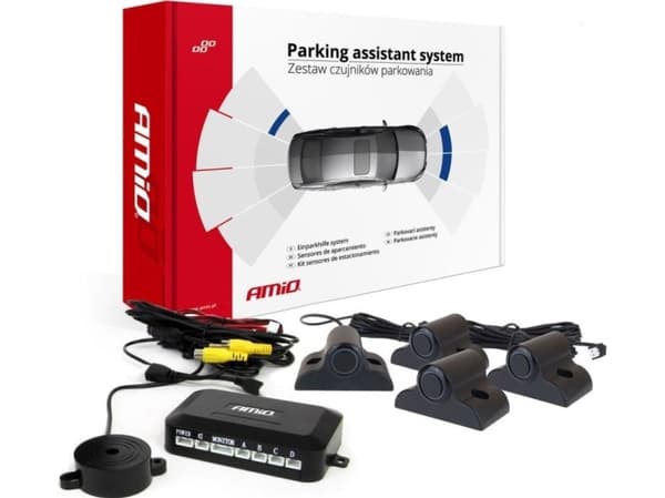 Sensorkit för kamera och lcd-display lastbil 19mm amio-04073