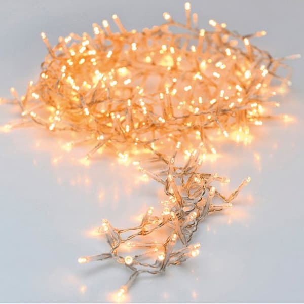 LED-ljusslinga - Professionell - 17 m - Vit - 20 lampor - Utomhus
